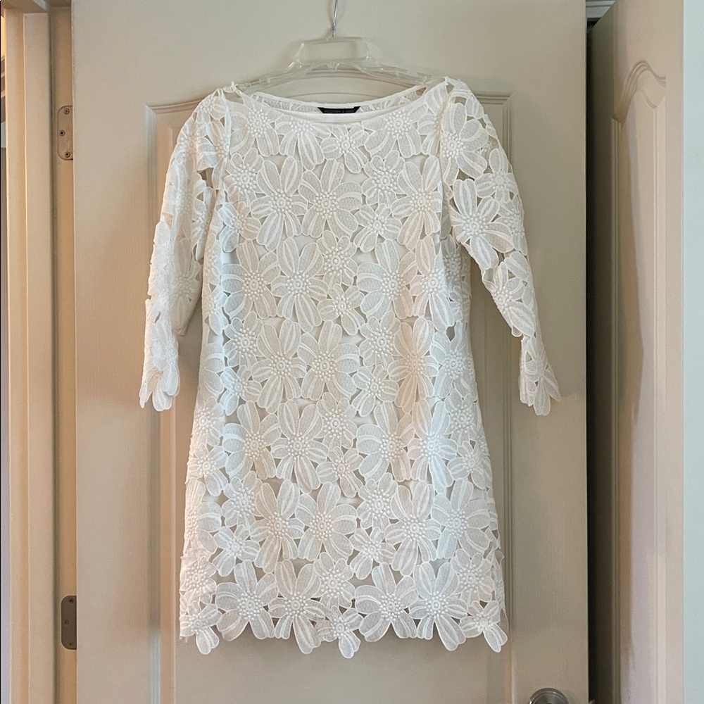 Felicity & Coco Ivory Floral Lace Dress